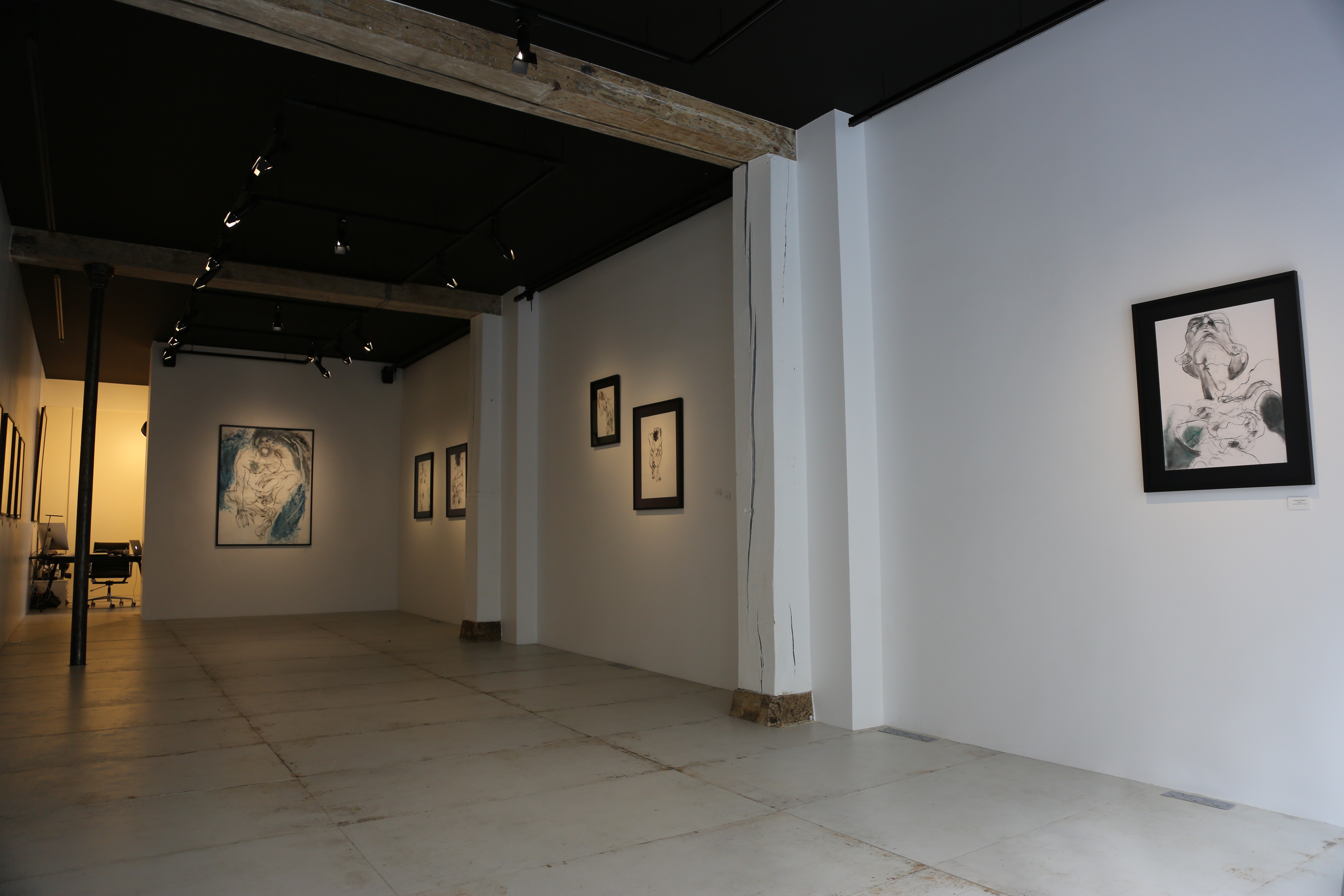 Vue de l'exposition RAW Arghaël à la Loo & Lou Gallery Haut Marais