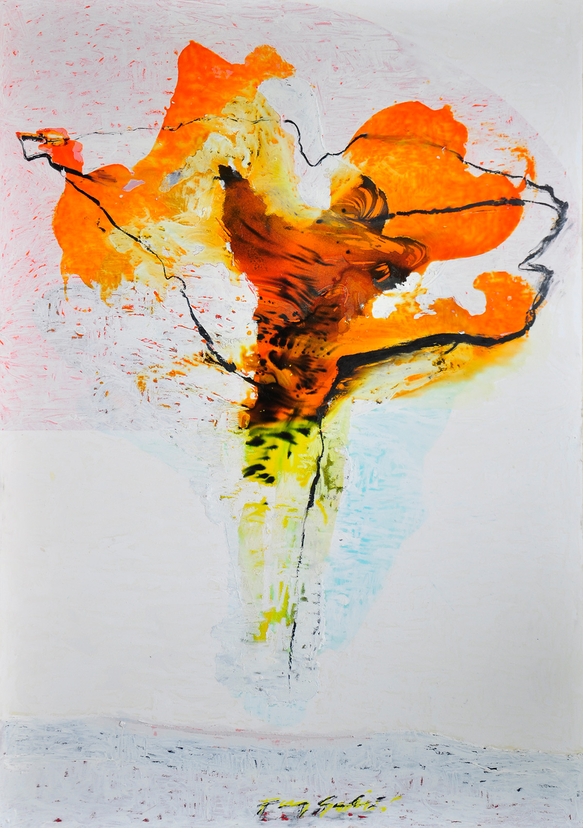 Tony SOULIE 180 x 125 cm tech.mixte, 2018 © Loo & Lou Gallery