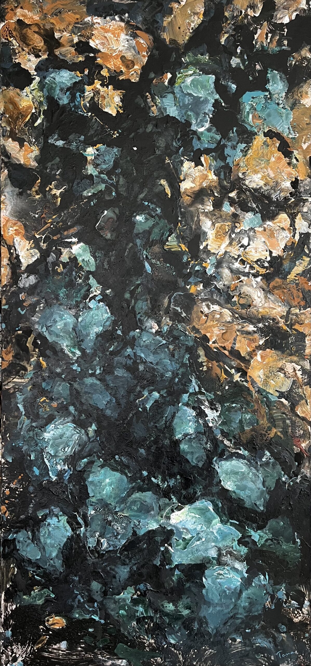 Arbre 14 acrylique sur toile 150x70 2023 2 600 €