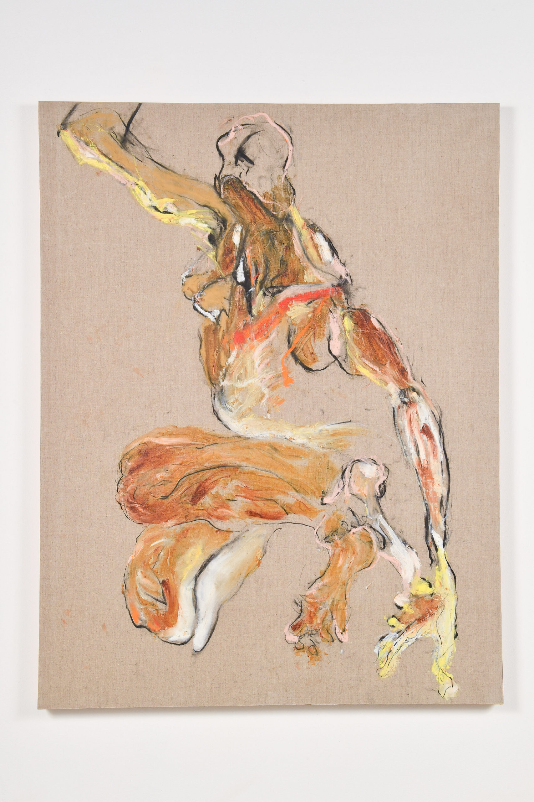 Untitled 5_2018 Huile et fusain sur lin, 160 x 100 cm Untitled 5_2018 Huile et fusain sur lin, 160 x 100 cm