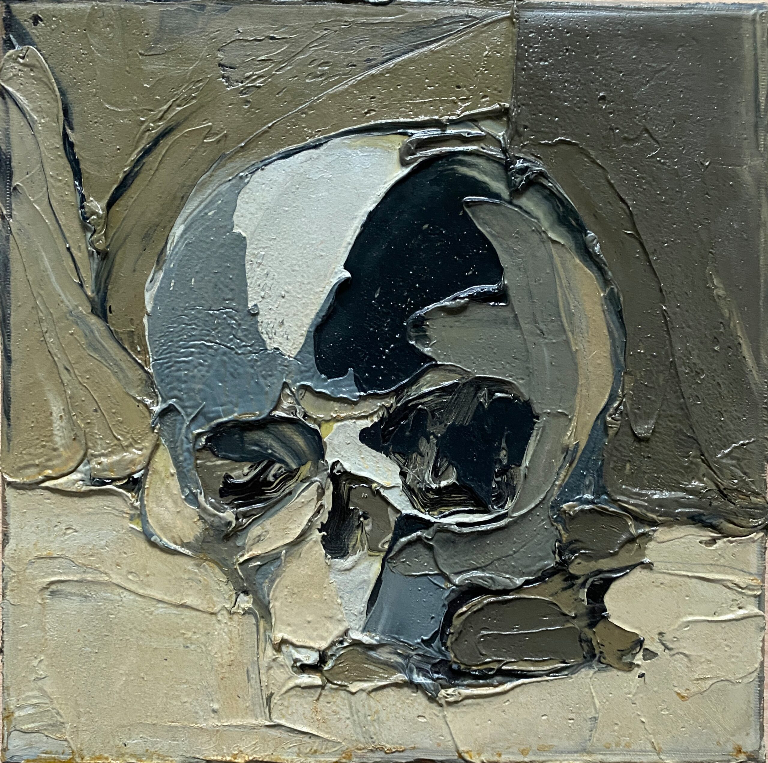Vanite 8-2013-Huile sur toile-30x30cm-Cedric Le Corf 880 €